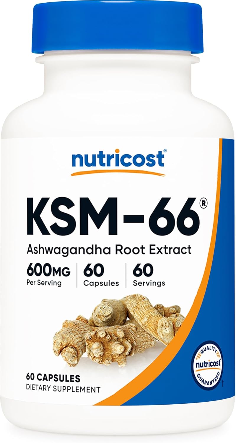 Nutricost KSM-66 Ashwagandha 600 mg, 60 capsules