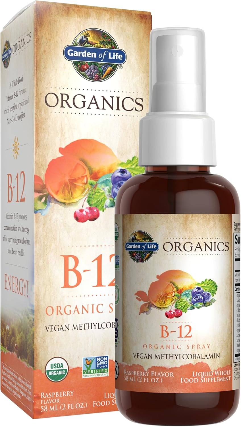 Garden of Life mykind Organics B-12 spray