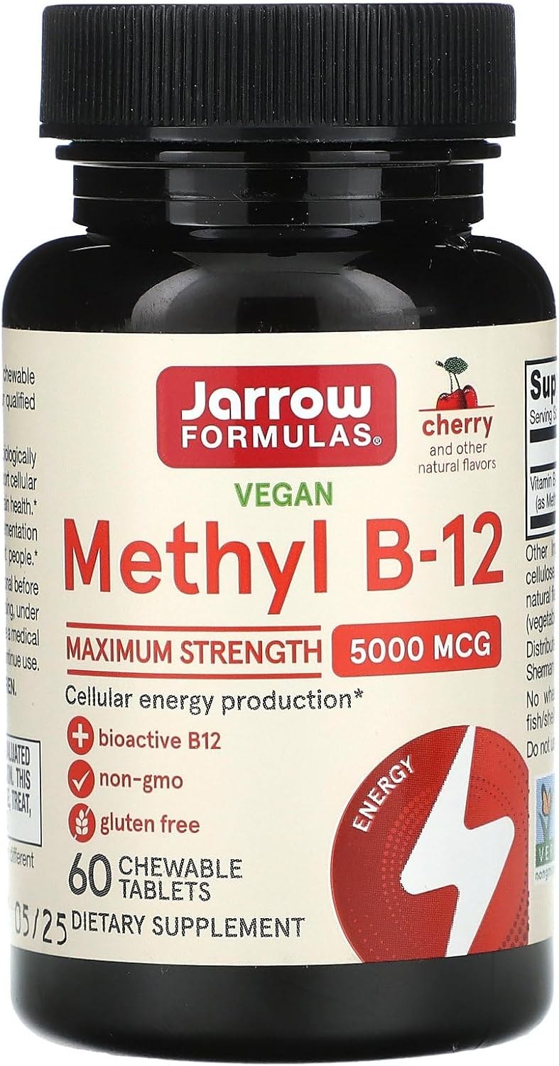 Jarrow Formulas Methyl B-12 cherry lozenges bottle