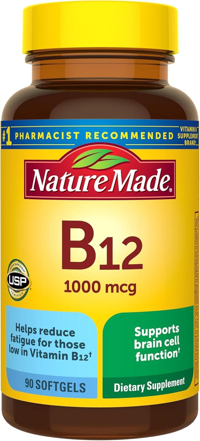 Nature Made Vitamin B12 1000 mcg bottle