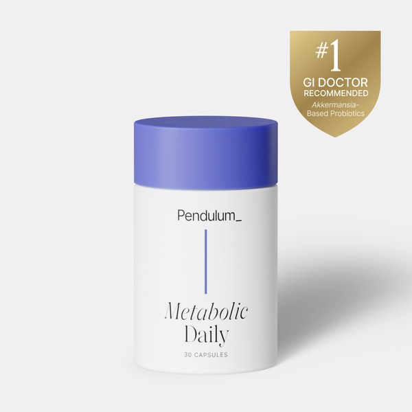 Pendulum Metabolic Daily multi-strain probiotic bottle