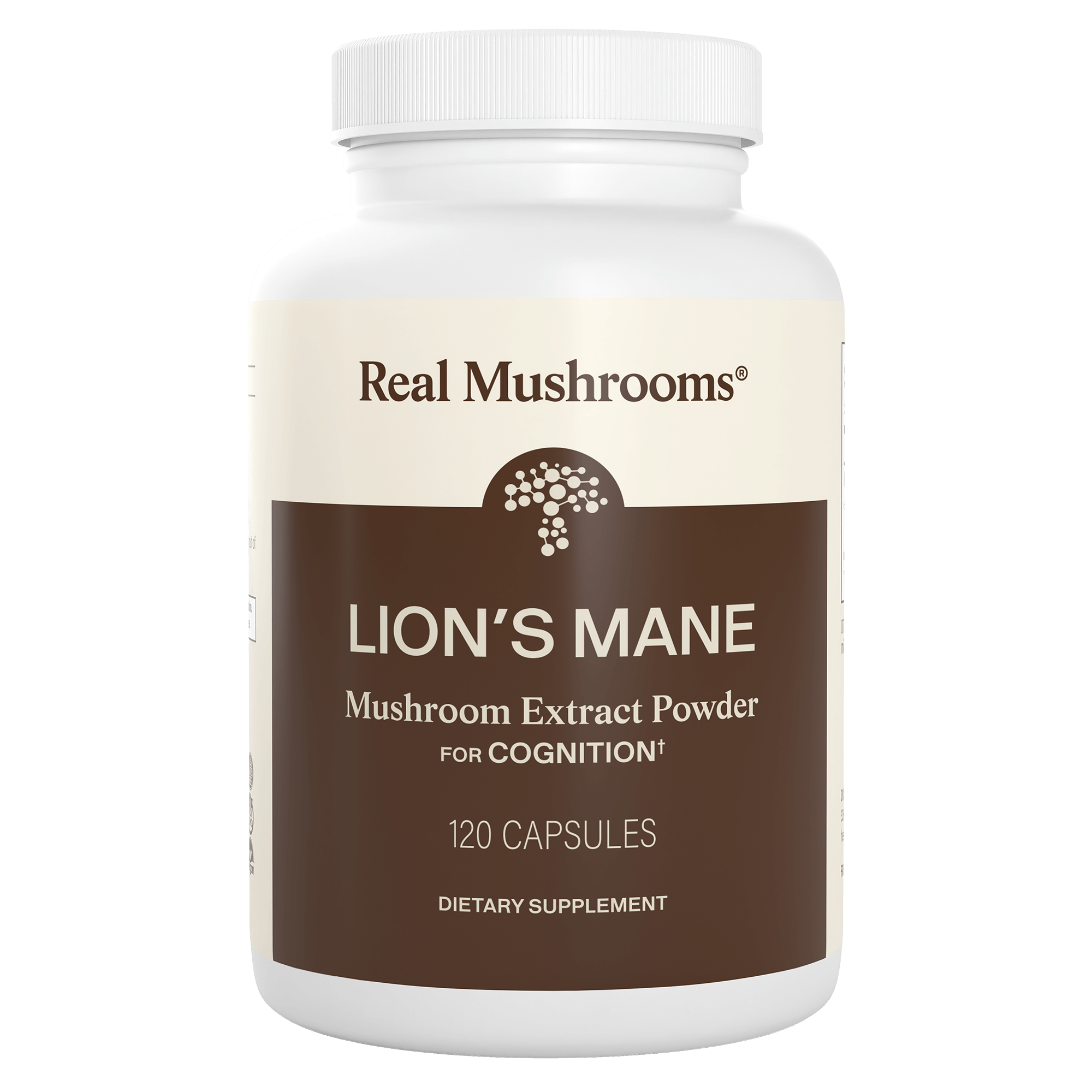 Real Mushrooms Organic Lion's Mane Extract, 120 capsules