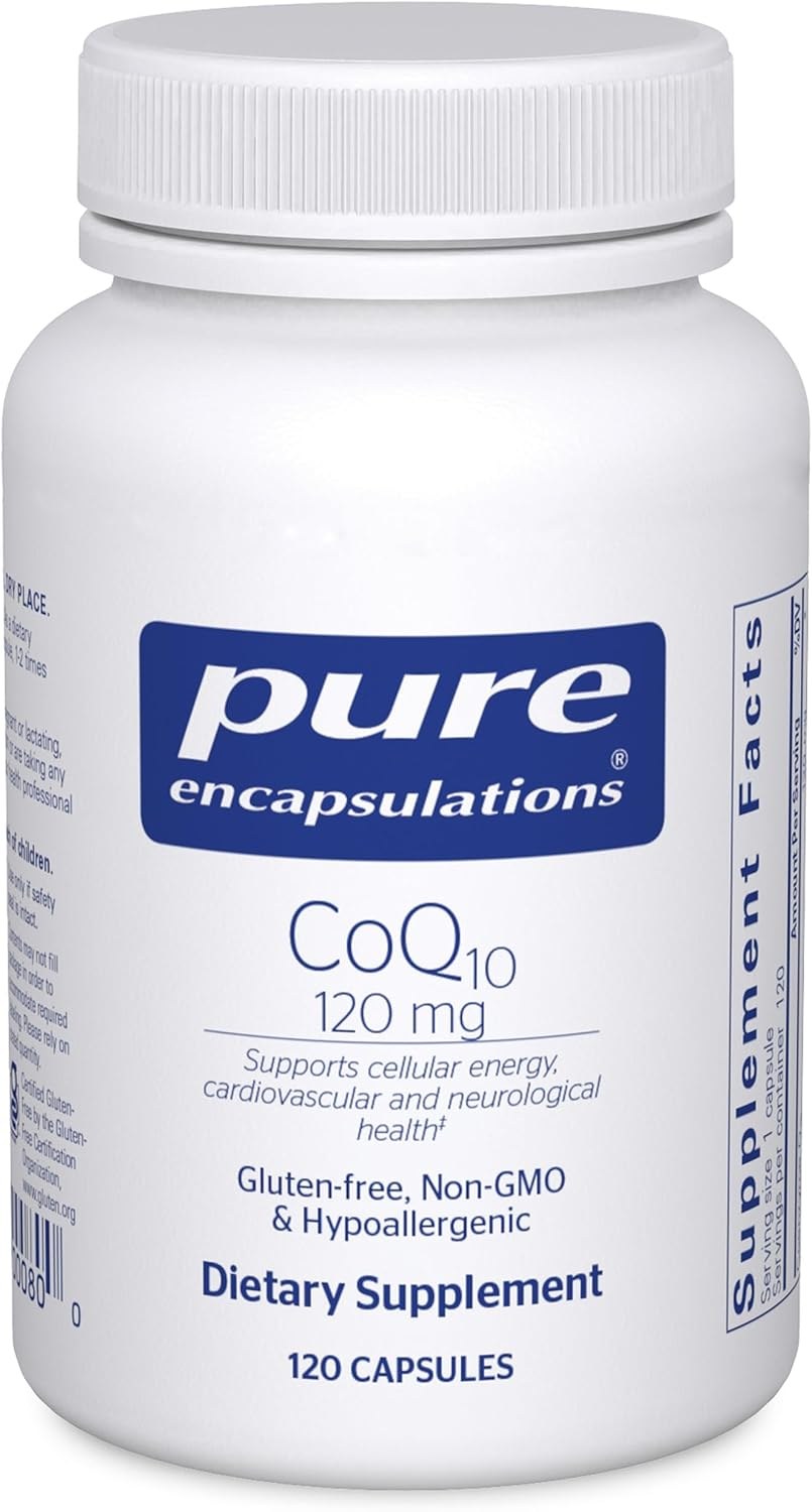 Pure Encapsulations CoQ10 120 mg bottle
