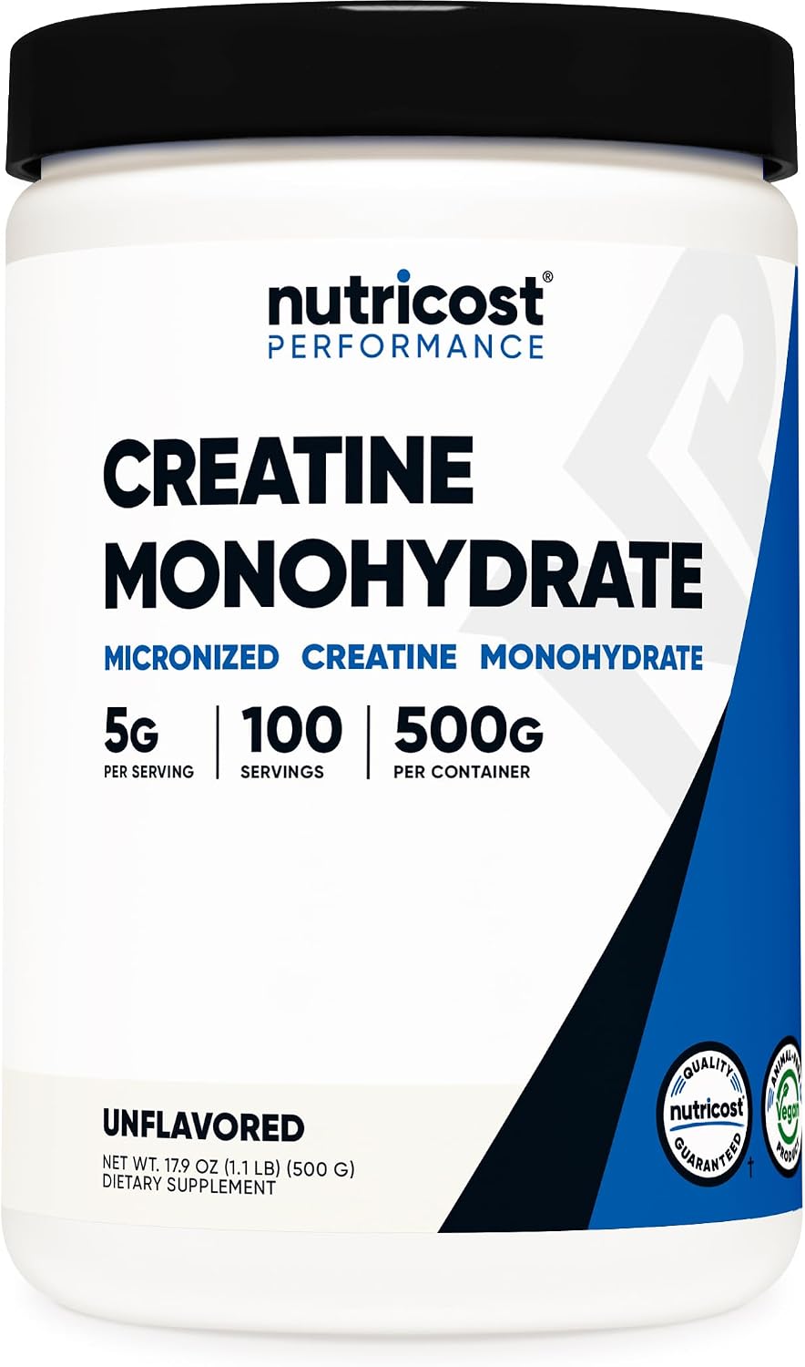 Nutricost Creatine Monohydrate, 500 g, 100 servings