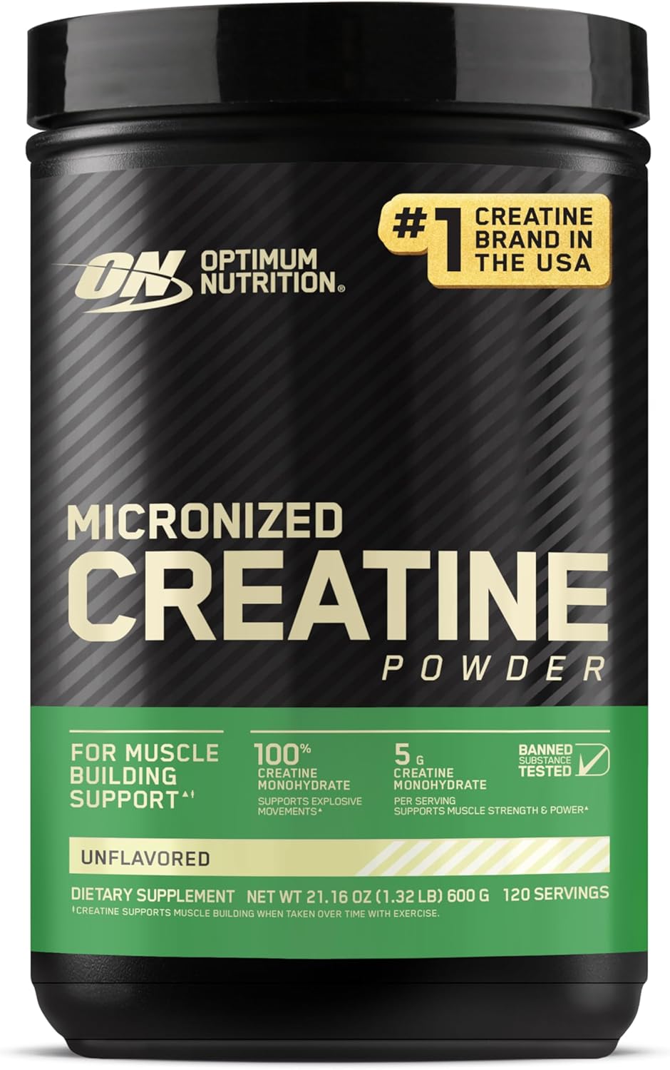 Optimum Nutrition Micronized Creatine Powder, 120 servings