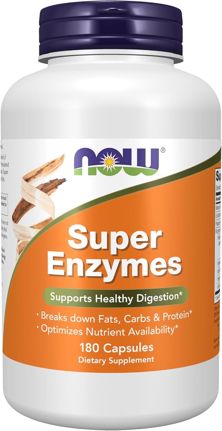 NOW Super Enzymes bottle