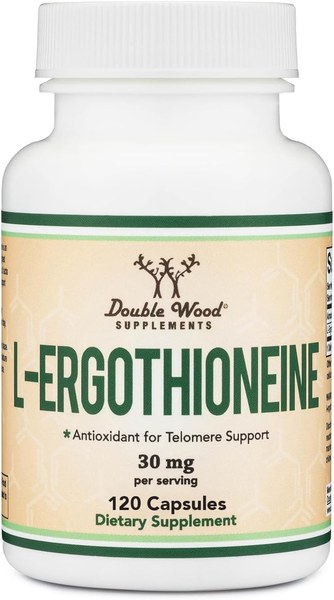 Double Wood Supplements L-Ergothioneine 30 mg capsules bottle