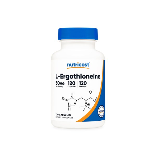 Nutricost L-Ergothioneine 30 mg capsules bottle
