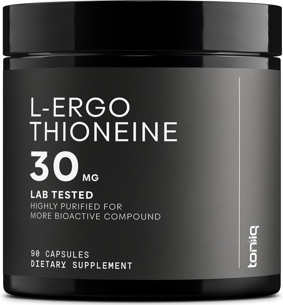 Toniiq L-Ergothioneine 30 mg with MitoPrime capsules bottle