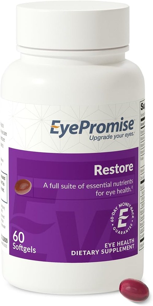 EyePromise Restore eye health softgels bottle