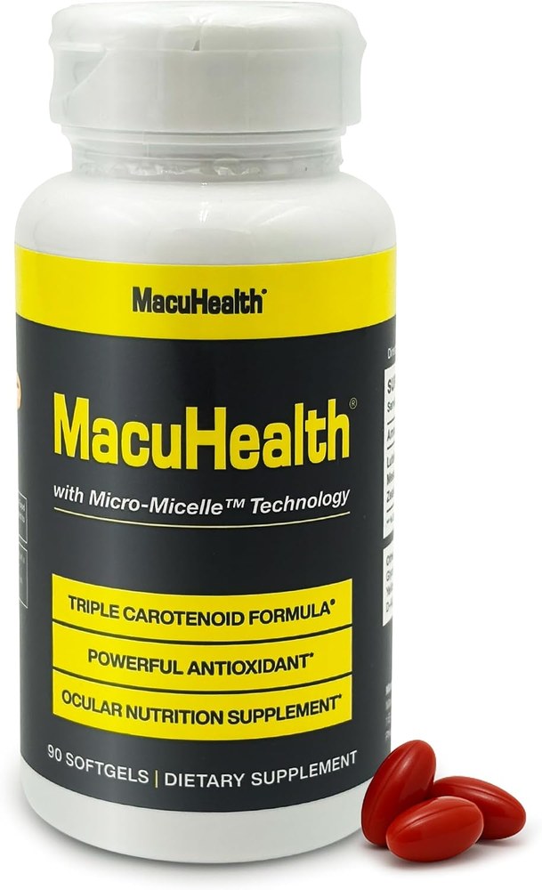 MacuHealth Triple Carotenoid Formula softgels bottle