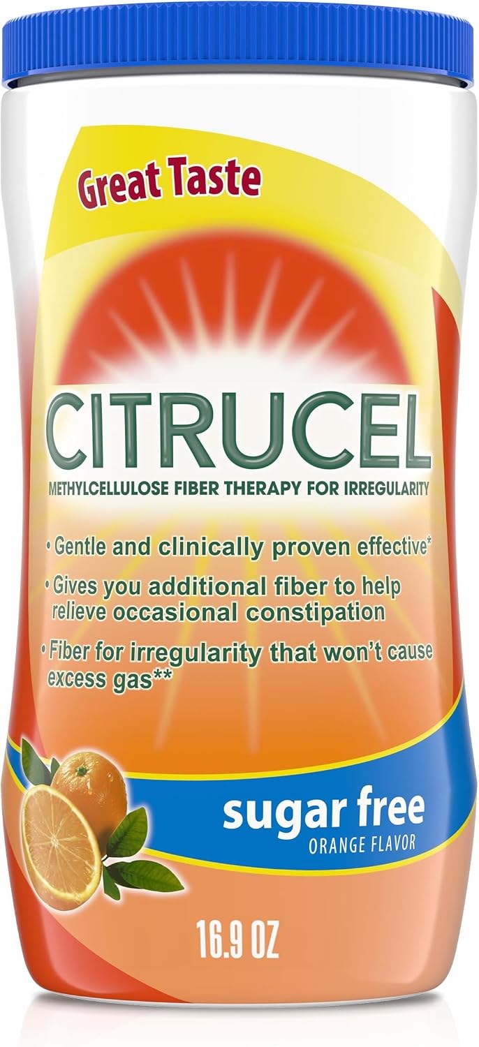 Citrucel Methylcellulose Fiber container