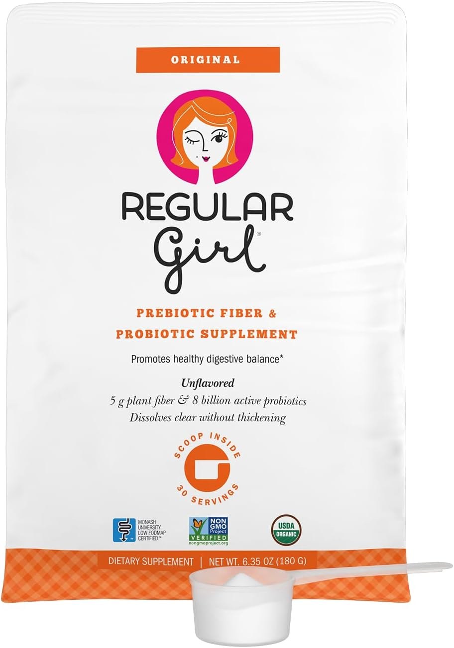 Regular Girl PHGG prebiotic fiber pouch