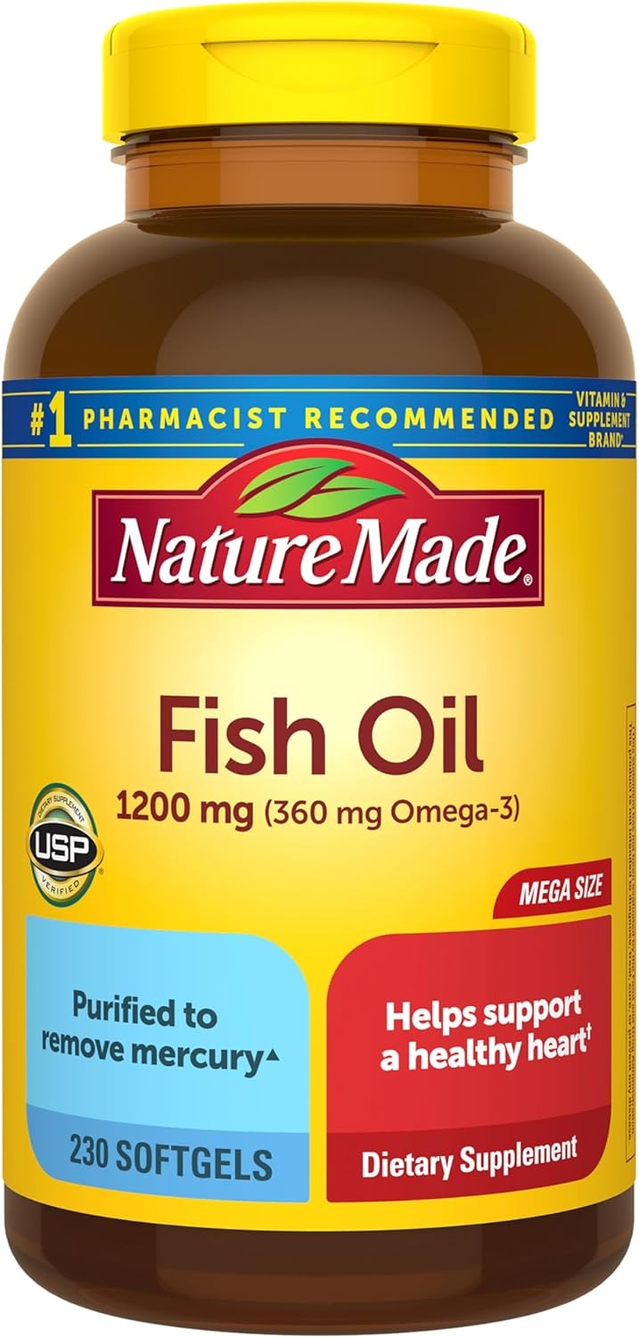 Nature Made Fish Oil bottle