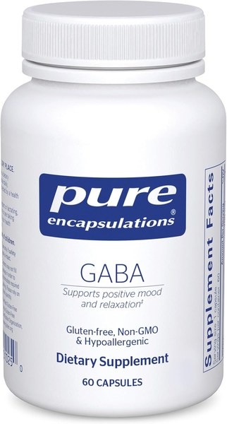 Pure Encapsulations GABA capsules bottle