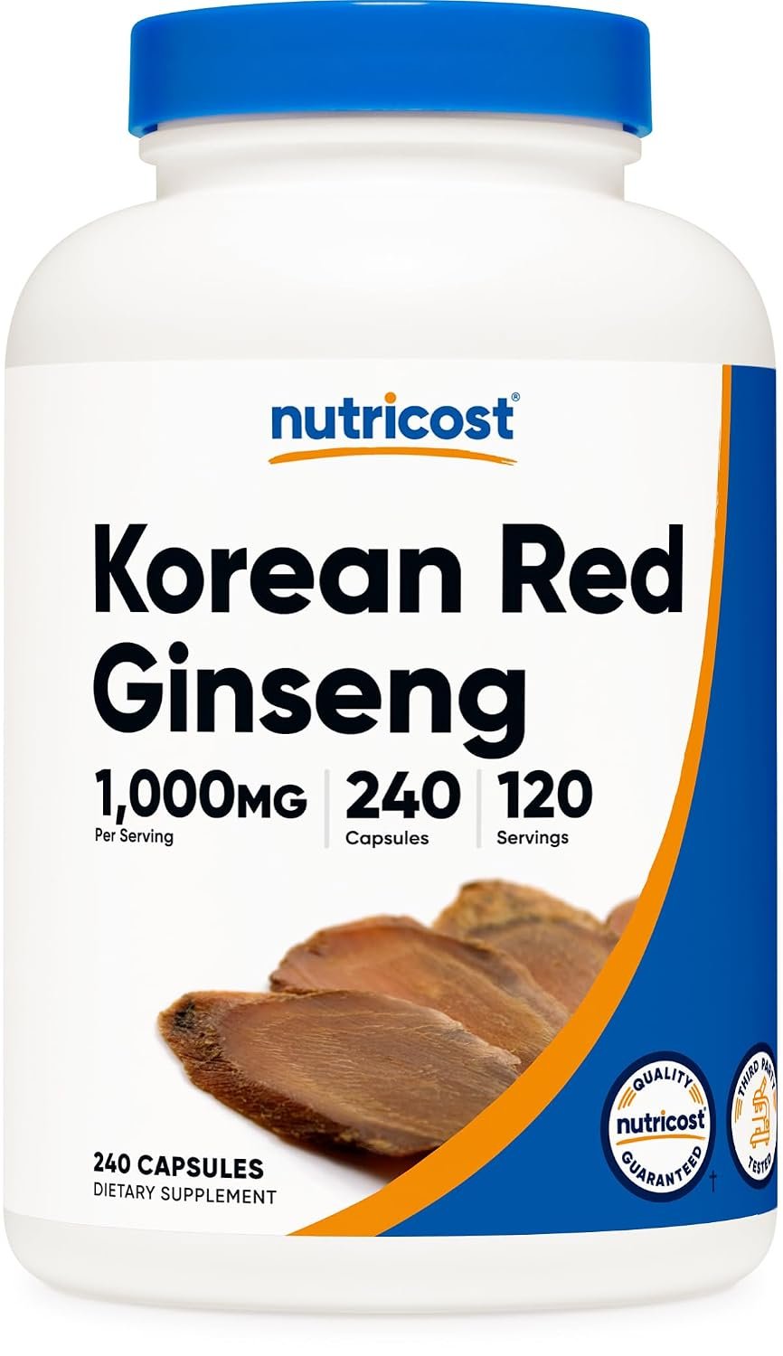 Nutricost Korean Ginseng bottle