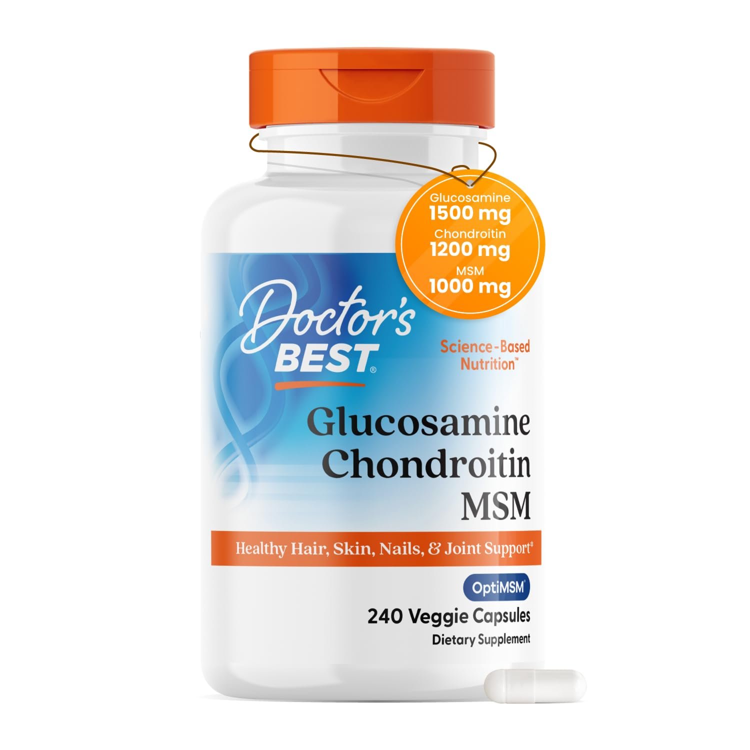Doctor's Best Glucosamine Chondroitin MSM bottle