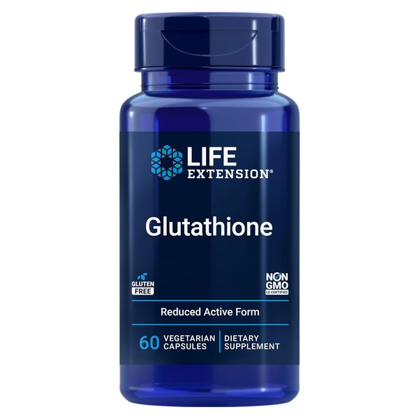 Life Extension Glutathione 60 vegetarian capsule bottle