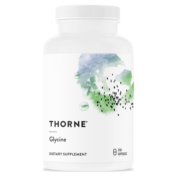 Thorne Glycine 250 capsule bottle