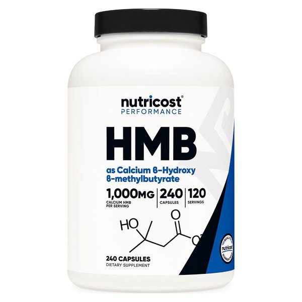 Nutricost Performance HMB 1000 mg 240 capsule bottle