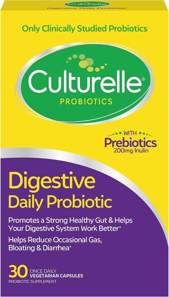 Culturelle Digestive Daily Probiotic 30-capsule box