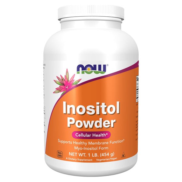 NOW Inositol powder bottle, 1 lb