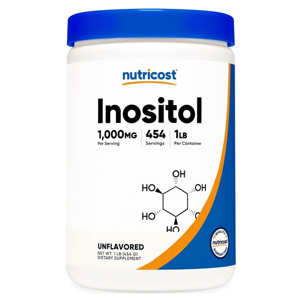 Nutricost Inositol powder bottle, 454 g