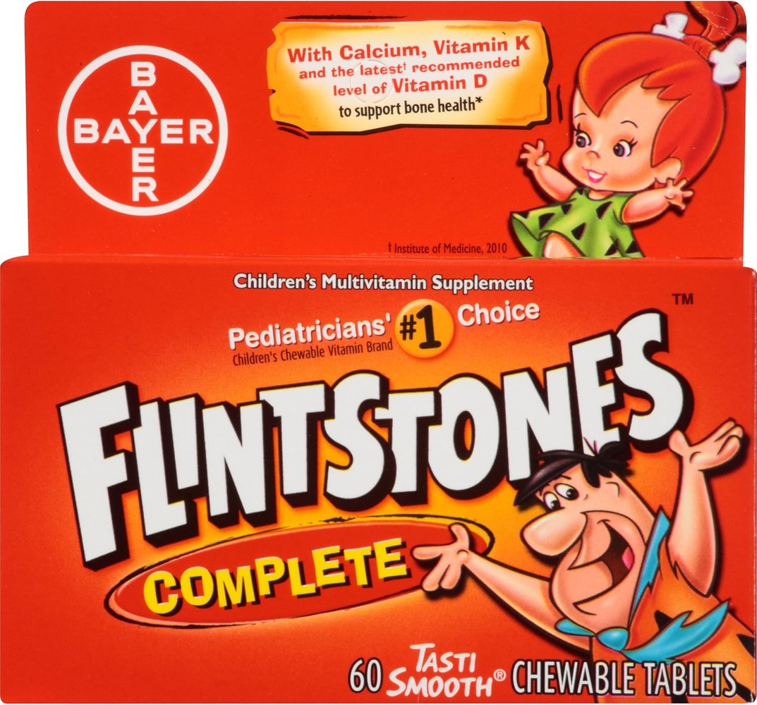 Flintstones Complete Children's chewable multivitamin box