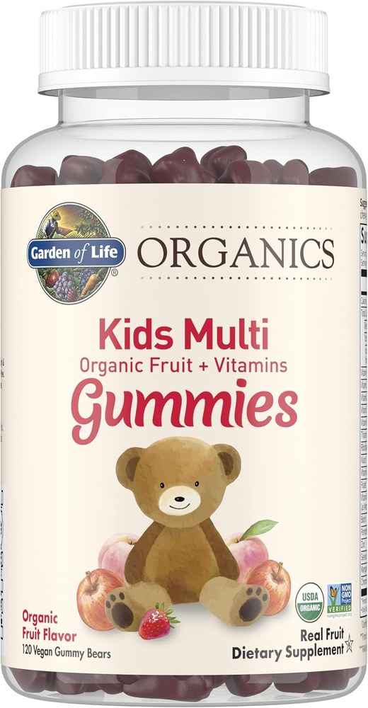 Garden of Life mykind Organics Kids Multi gummies bottle