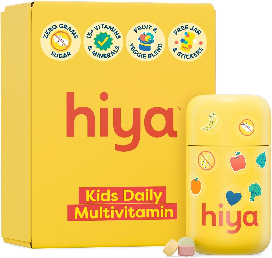 Hiya Kids Daily Multivitamin chewable tablets container