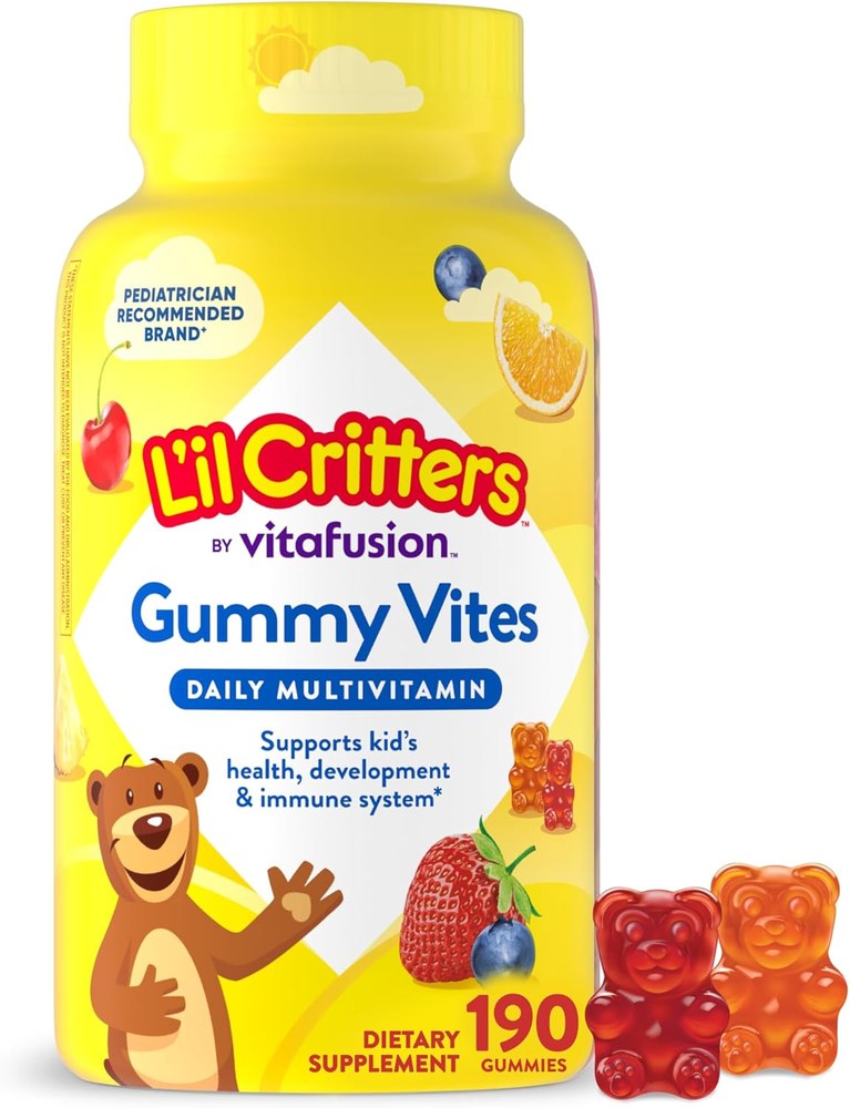 Lil Critters Gummy Vites kids multivitamin bottle