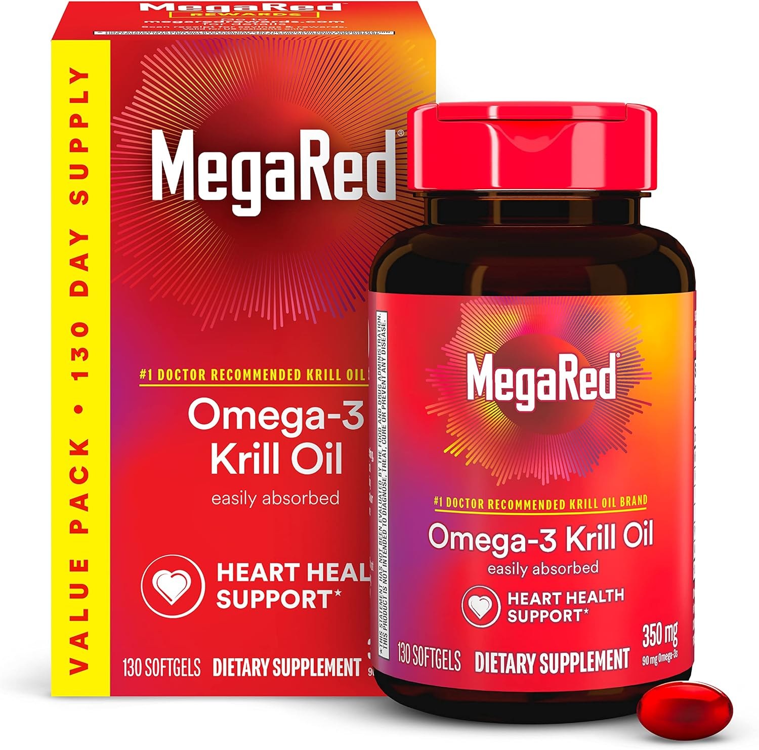 MegaRed Krill Oil bottle