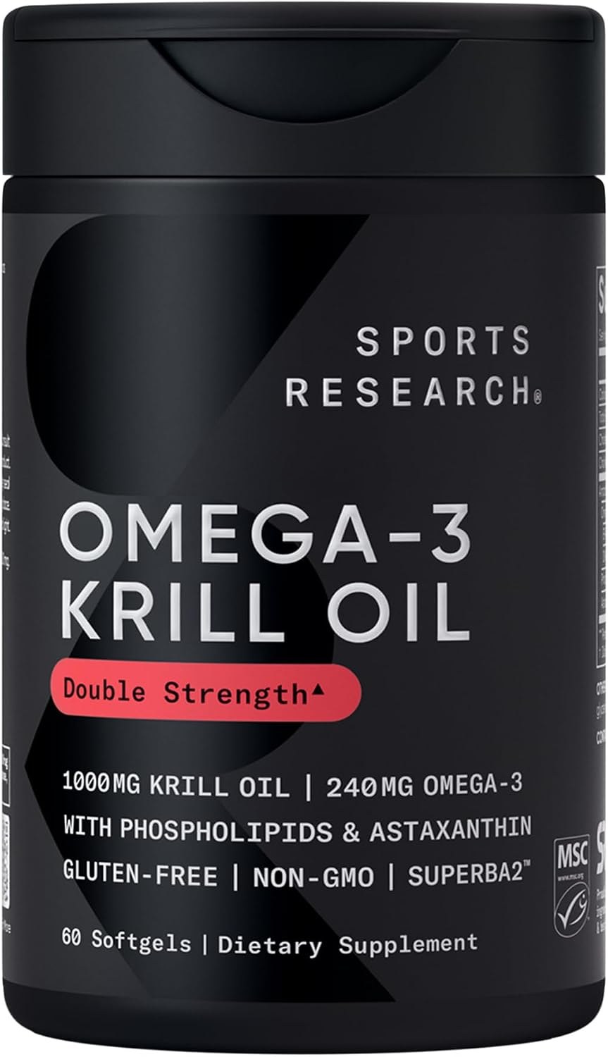 Sports Research Antarctic Krill Oil bottle
