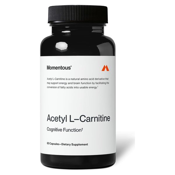 Momentous Acetyl L-Carnitine 60 capsule bottle
