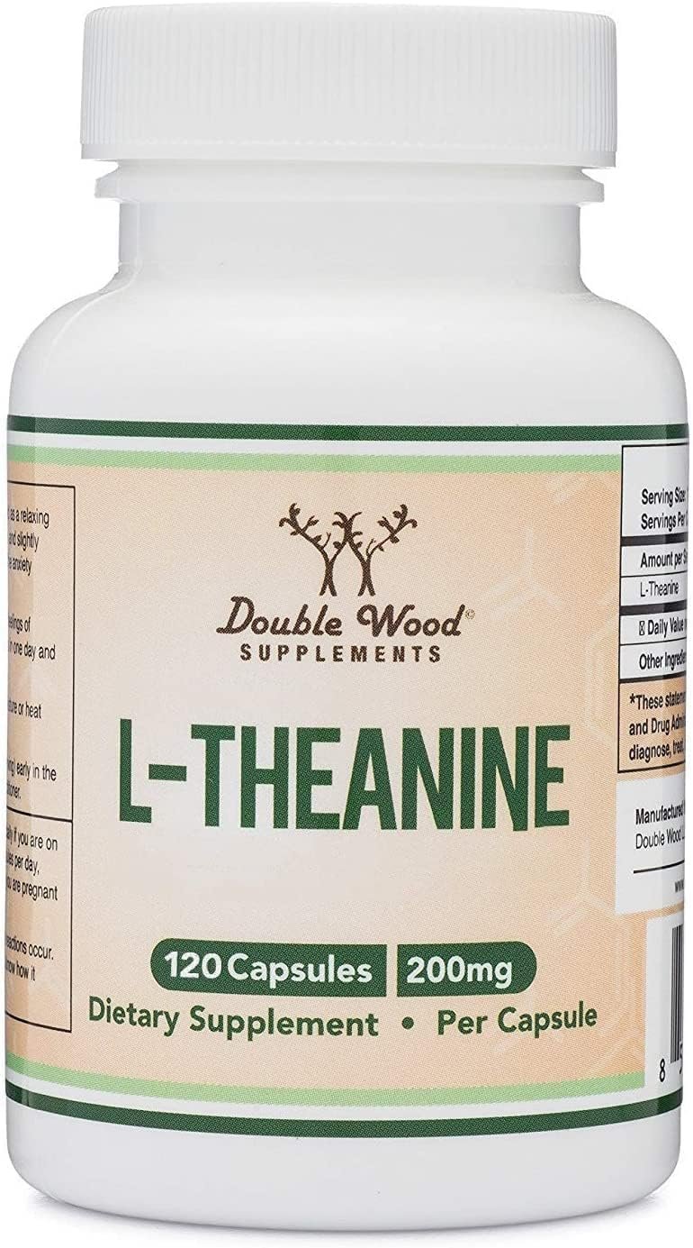 Double Wood L-Theanine bottle