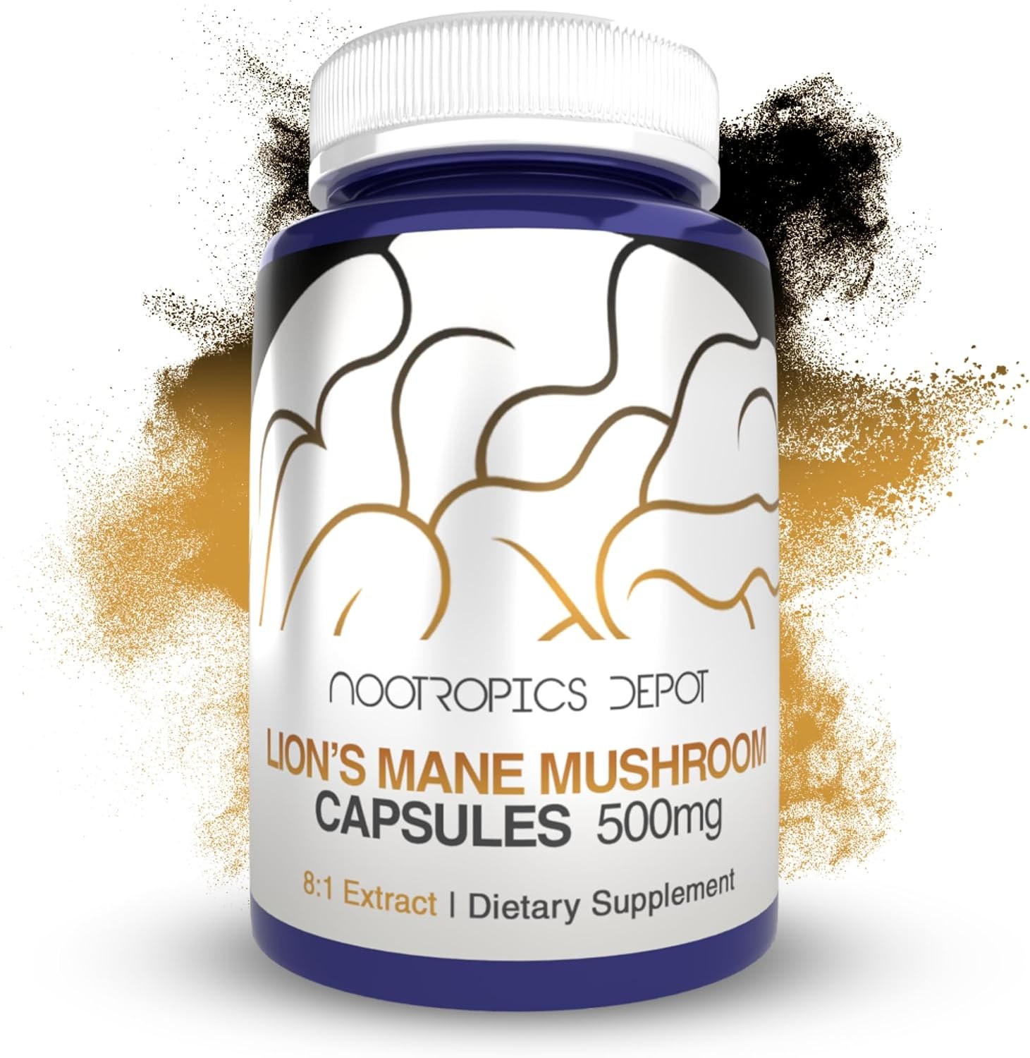 Nootropics Depot Lion's Mane 8:1 Dual Extract bottle