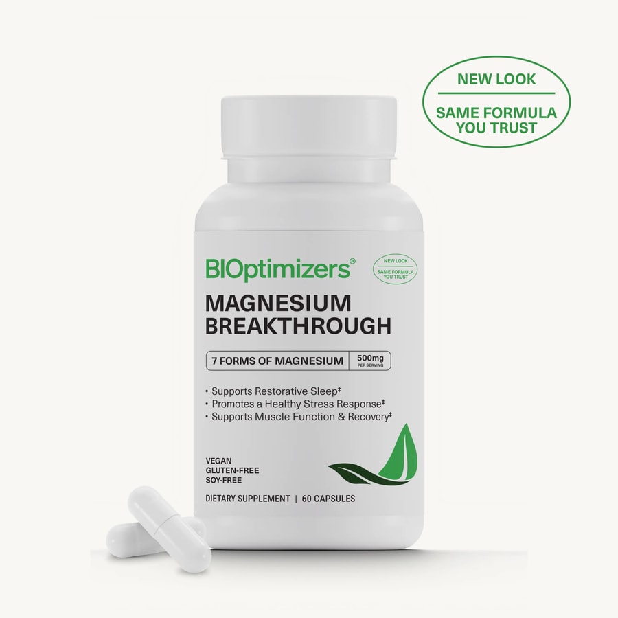 BiOptimizers Magnesium Breakthrough seven-form bottle