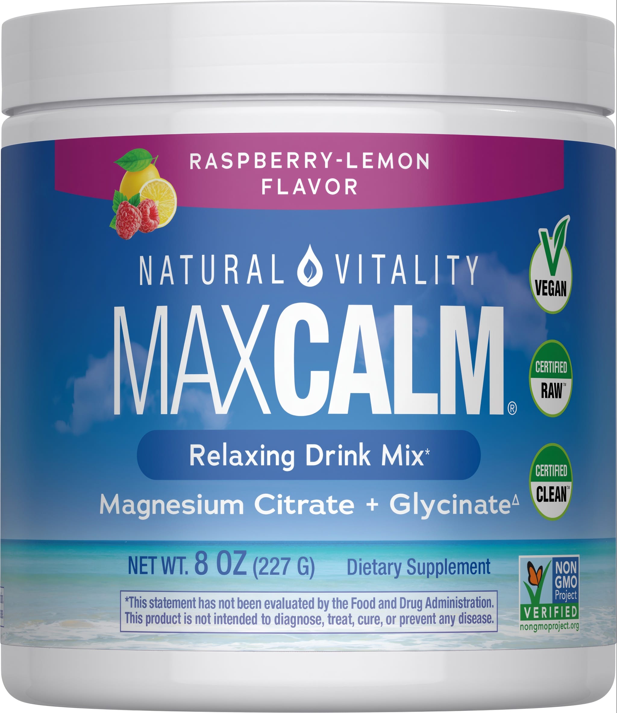 Natural Vitality Calm magnesium citrate drink powder
