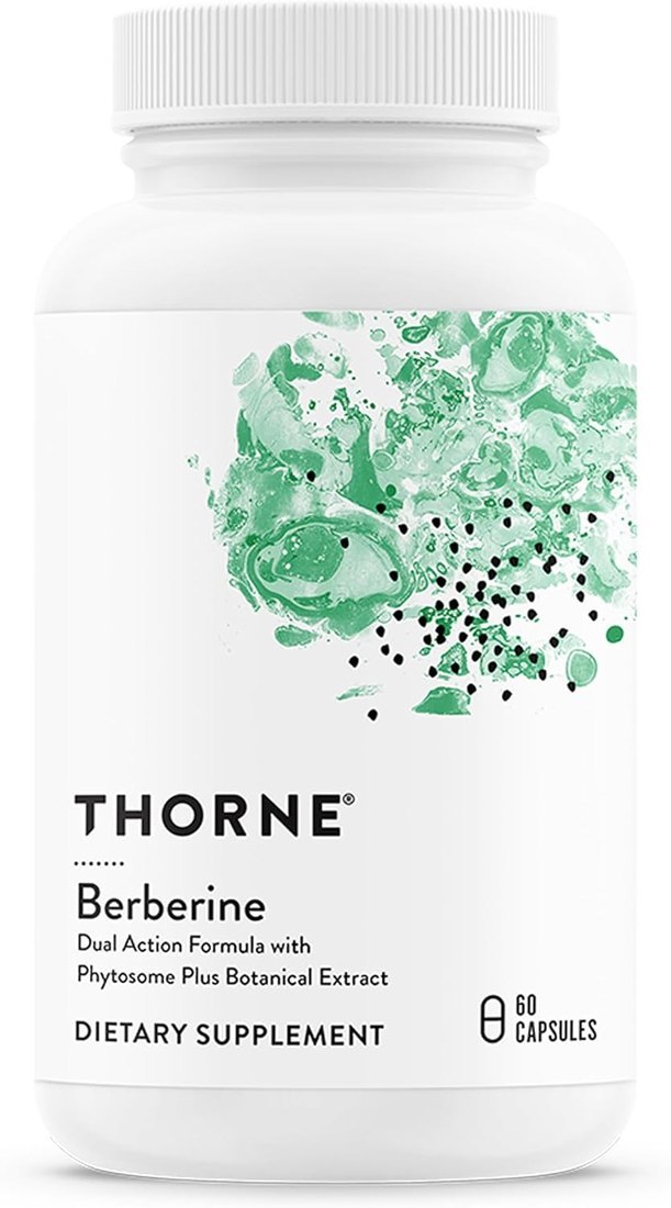 Thorne Berberine Dual Action Formula, 60 capsules