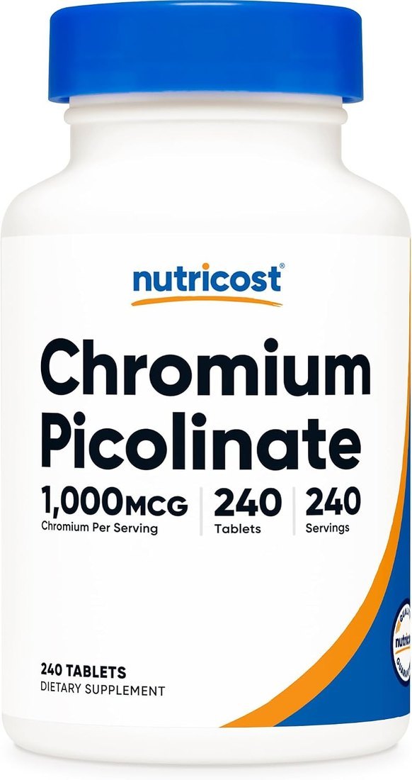 Nutricost Chromium Picolinate 1000 mcg, 240 tablets