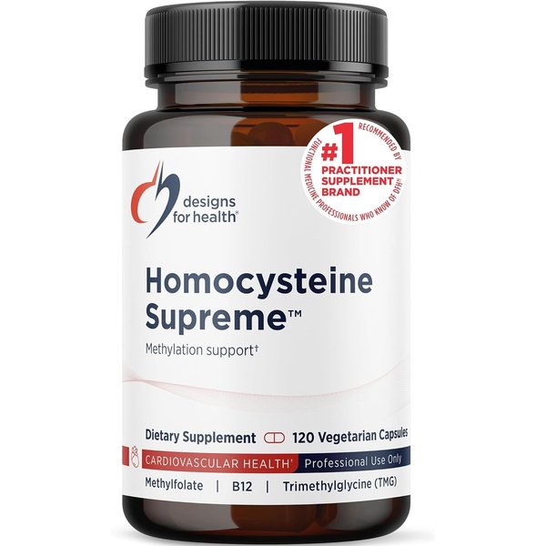 Designs for Health Homocysteine Supreme 120-capsule bottle