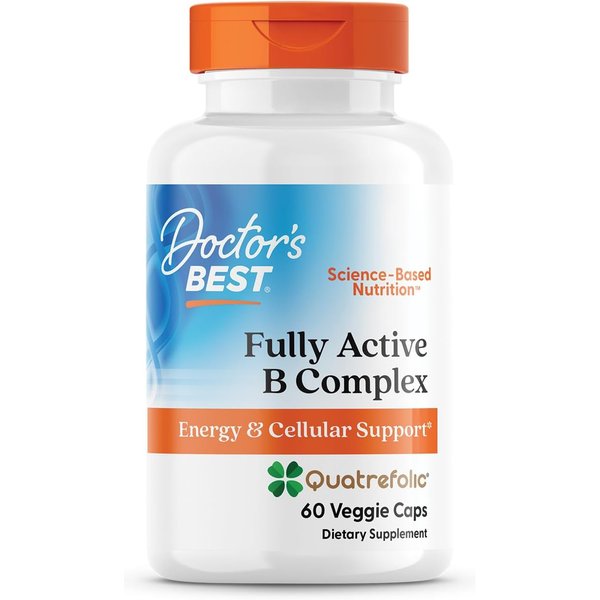 Doctor's Best Fully Active B Complex 60-capsule bottle
