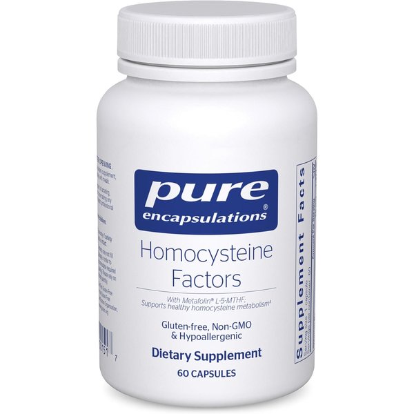 Pure Encapsulations Homocysteine Factors 60-capsule bottle