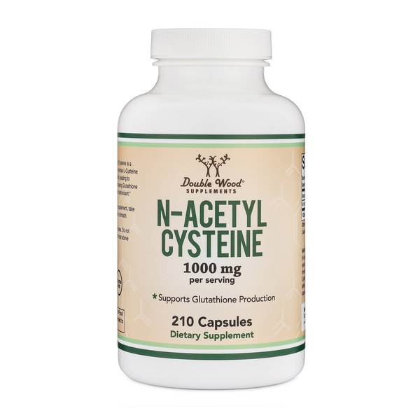 Double Wood N-Acetyl Cysteine 1000 mg capsules bottle