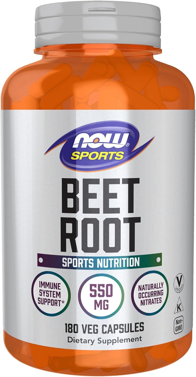 NOW Beet Root capsules bottle