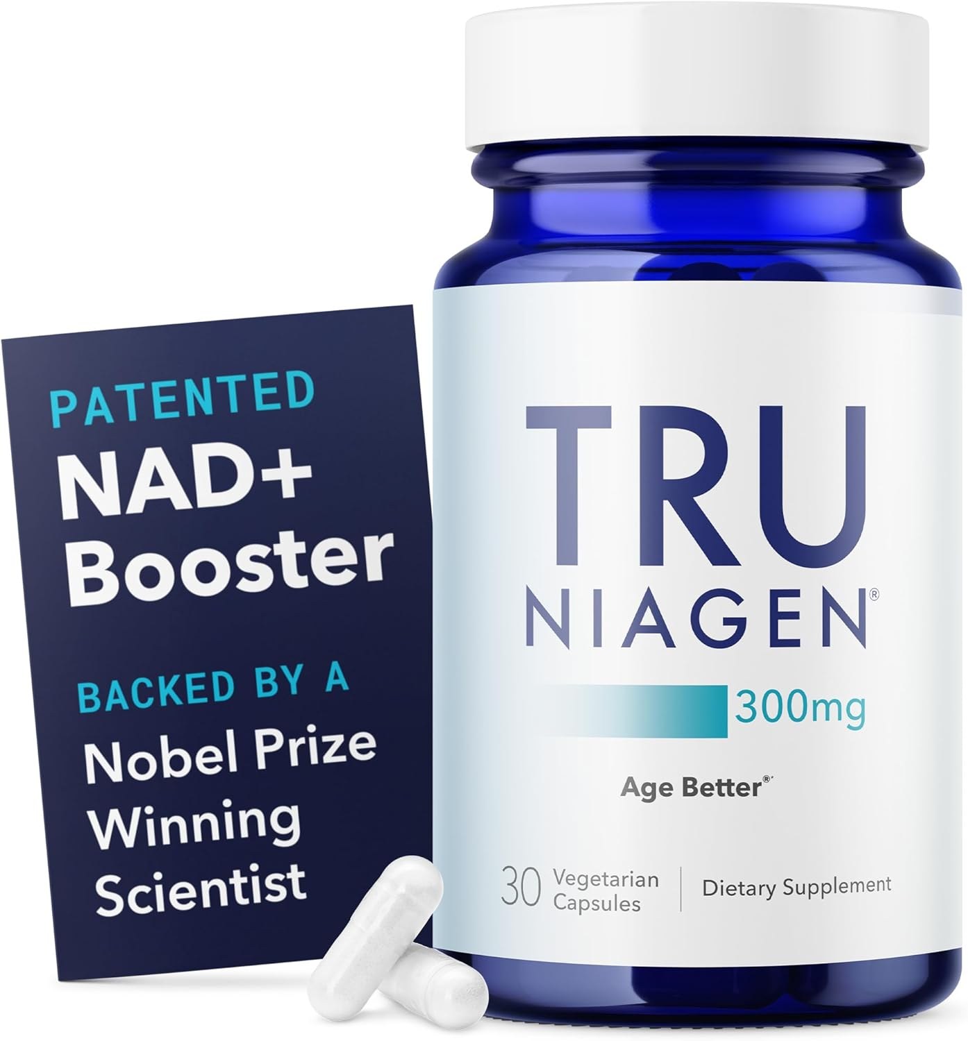 Tru Niagen NAD+ booster bottle