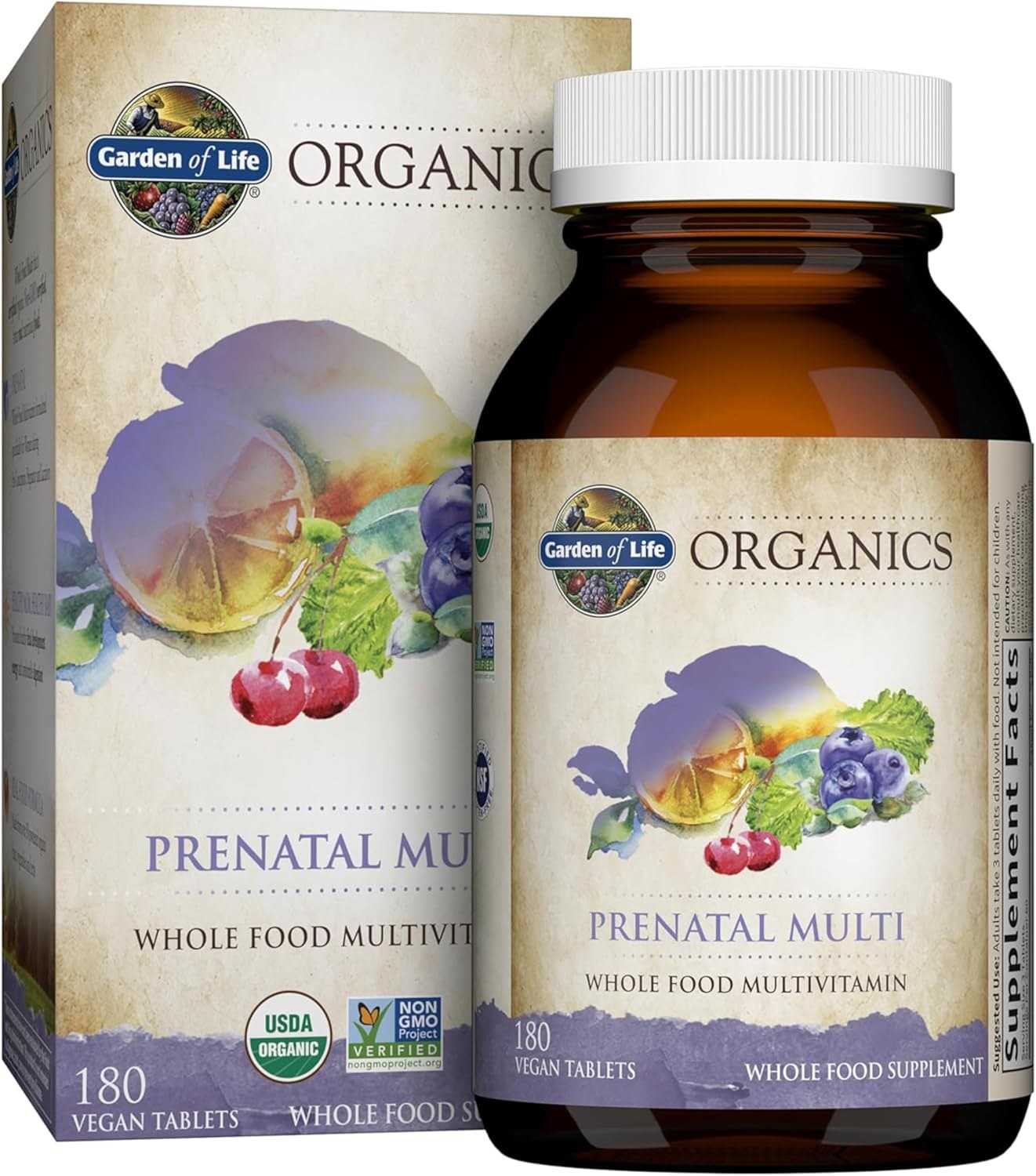 Garden of Life mykind Organics Prenatal Multi bottle