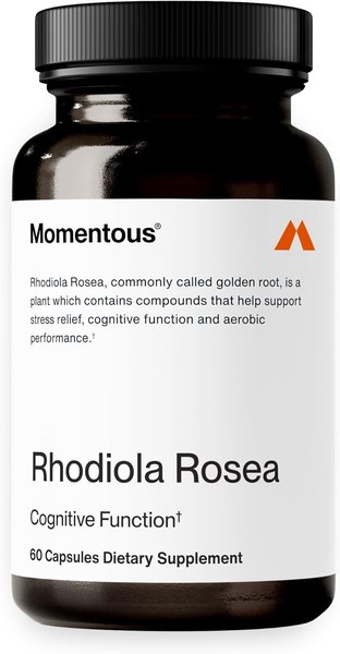 Momentous Rhodiola Rosea capsules bottle