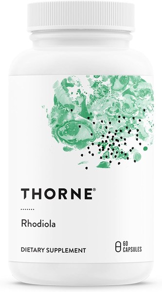 Thorne Rhodiola capsules bottle