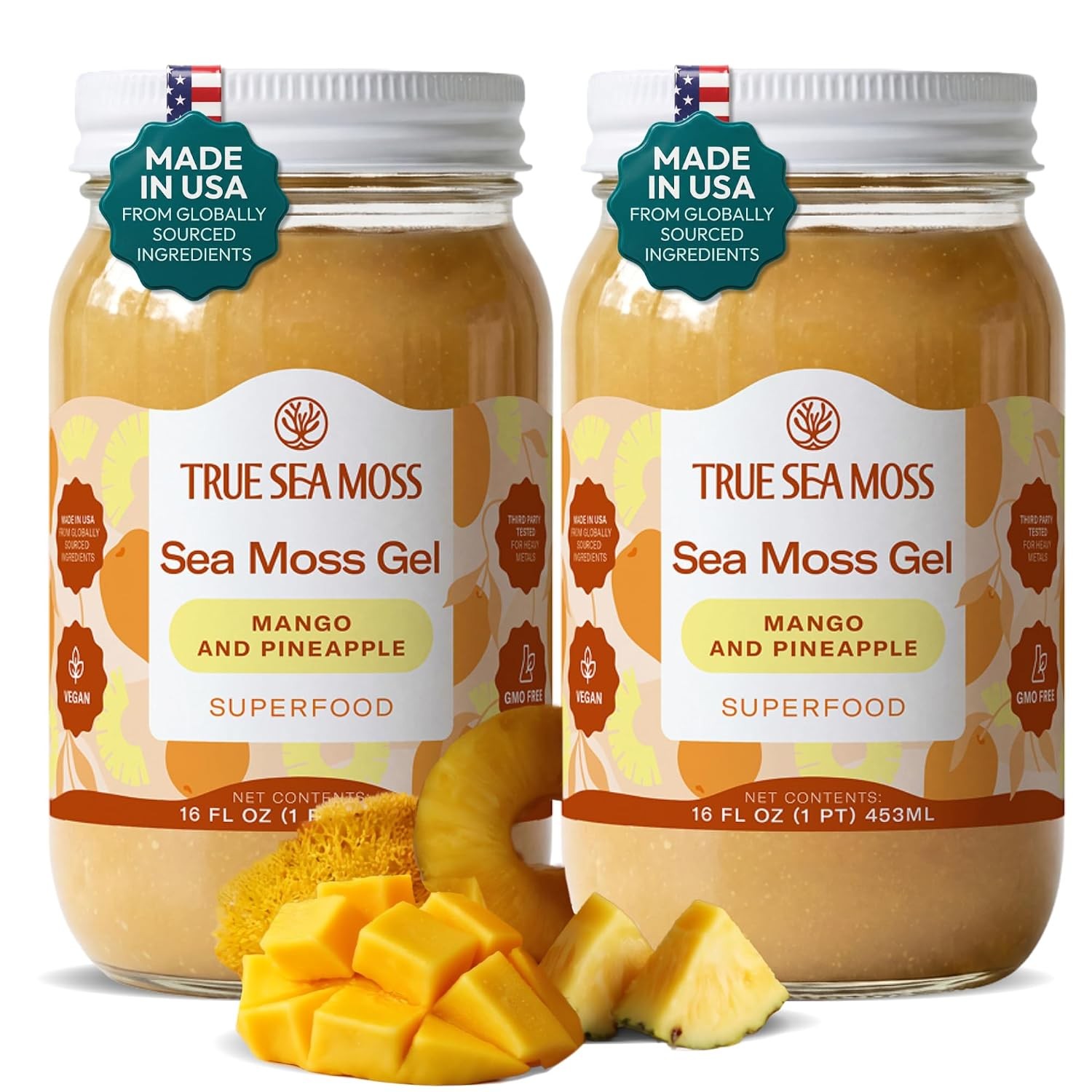 TrueSeaMoss Wildcrafted Sea Moss Gel jar
